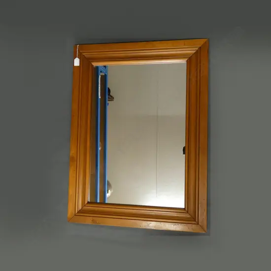 WOODEN FRAMED MIRROR 800x600mm