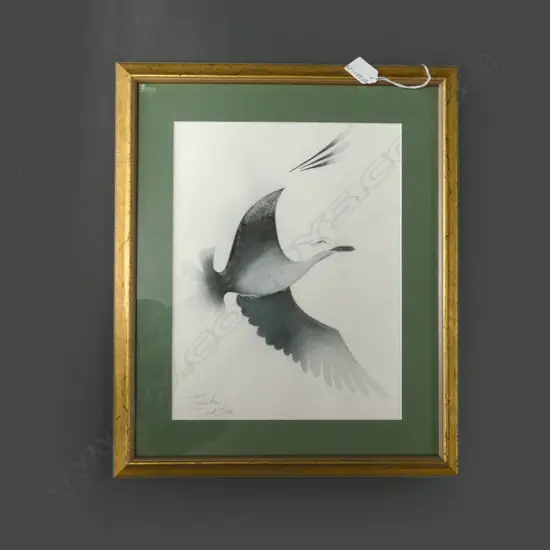 WATERCOLOUR 'SEAGULL' BY JONATHAN DAVID EADIE  245 X 320MM