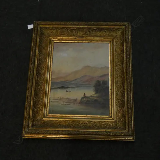 J. P. MOSS LANSCAPE OIL IN GILT FRAME 405x300mm