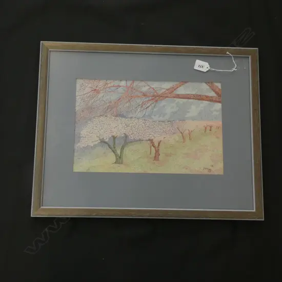 PEN ON PAPER LANDSCAPE BY NICHOLAS 1993 220 X 350MM