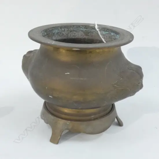 CHINESE BRASS INCENSE BURNER