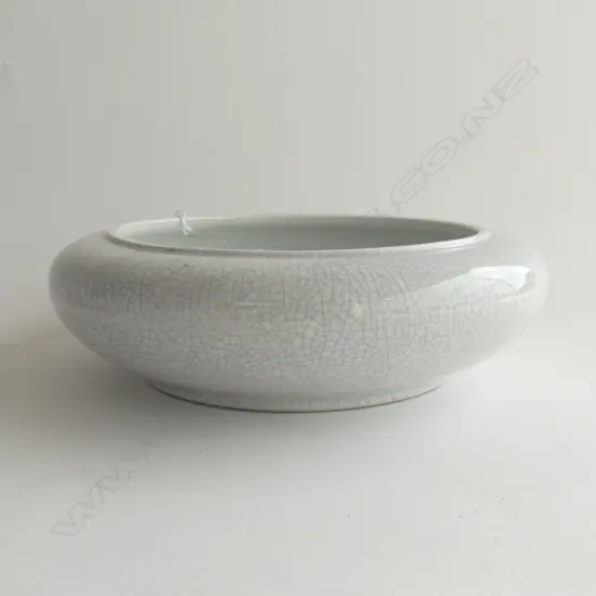 CHINESE QING STYLE CRACKLE GLAZE BRUSH WASHER  DIA 210MM