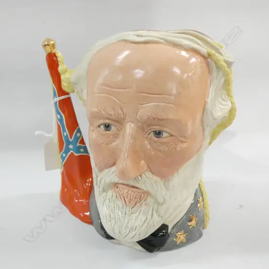 ROYAL DOULTON CHARACTER JUG 'ULYSSES GRANT / ROBERT E LEE' D6698 H 180MM