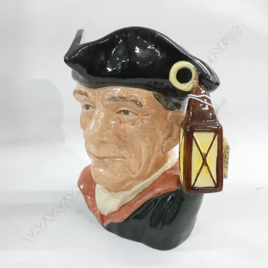 ROYAL DOULTON CHARACTER JUG 'NIGHT WATCHMAN' D6569 H 180MM