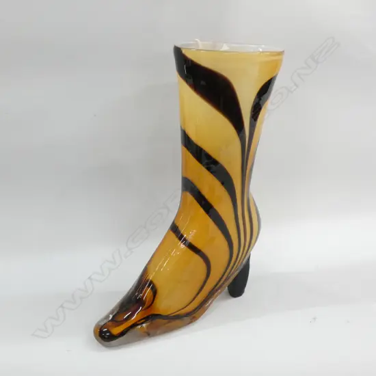 LG MURANO GLASS STYLE ANIMAL SKIN PATTERN BOOT H. 260MM