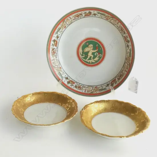 3 GERMAN BOWLS 190mm dia