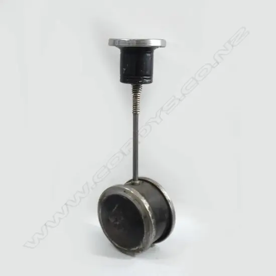 VINTAGE 1940 GYRO STYLE ASHTRAY ON A WHEEL  H. 590mm