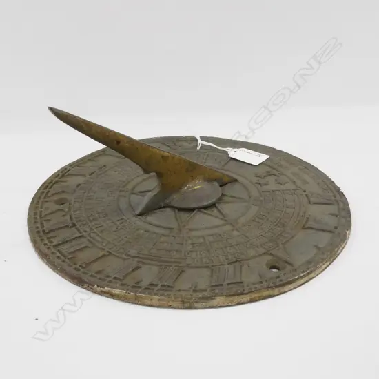 BRASS SUNDIAL 240mm dia