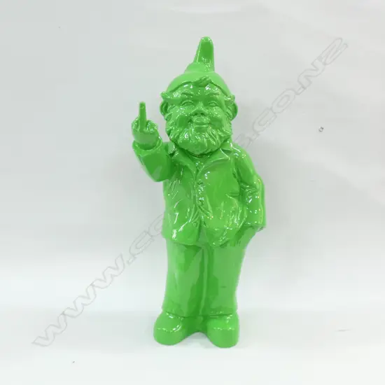 GREEN RESIN GNOME H 360MM