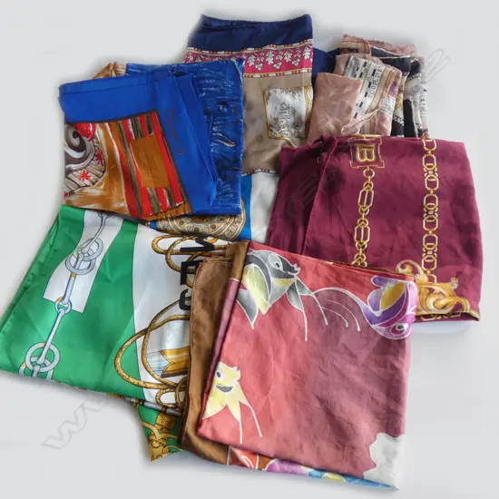 BAG SILK SCARVES 