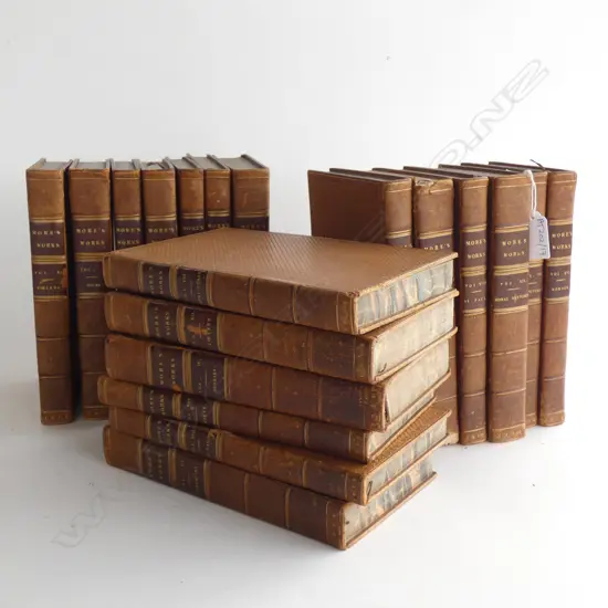 19 VOLS. 'THE WORKS OF HEATHER MORE' LONDON 1818
