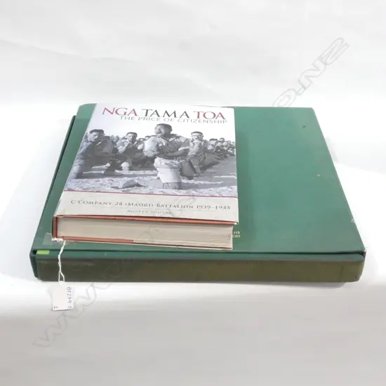 2 BOOKS; NGA TAMA TOA THE PRICE OF CITIZENSHIP & WATER COLOUR PAINTINGS 