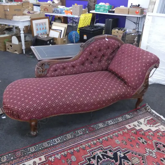 VICTORIAN CHAISE LOUNGE L.1750mm