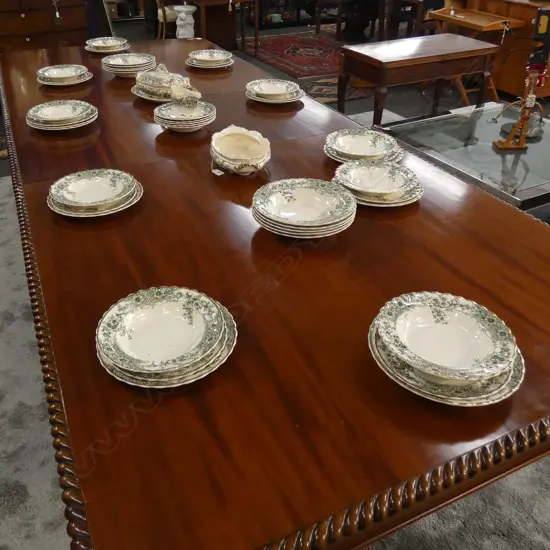 VICTORIAN 12 PLACE DINNER SERVICE “STIRLING”  SOME A/F