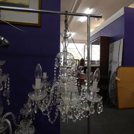 CRYSTAL CHANDELIER - 6 arm