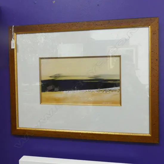 MAURICE BROOKES MIXED MEDIA ABSTRACT 175x300mm 