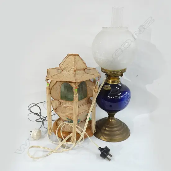 2 LANTERNS; ORIENTAL PAGODA & KERO 