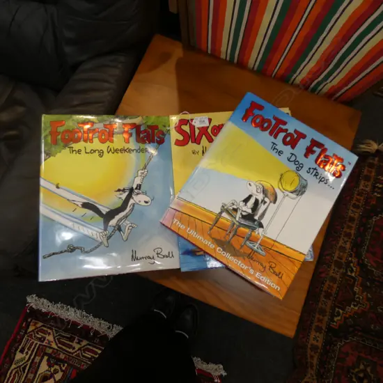 3 MURRAY BALL FOOTROT FLATS BOOKS