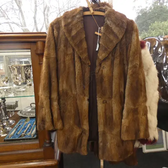 OLD FUR JACKET - SOME WEAR 