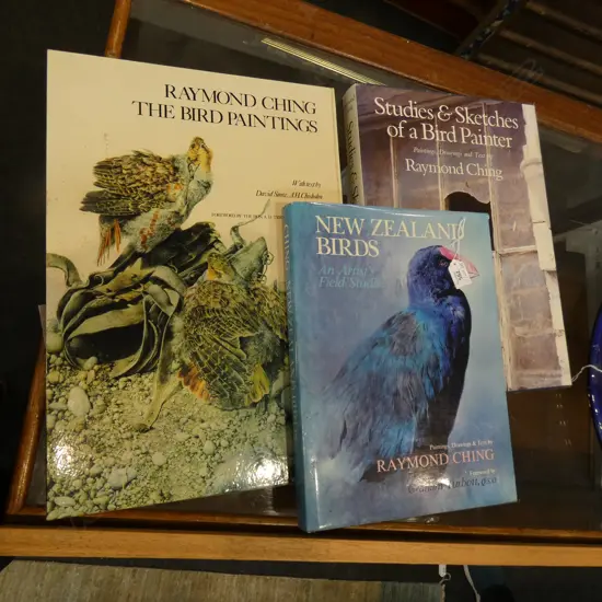 3 RAYMOND CHING BOOKS ON BIRDS