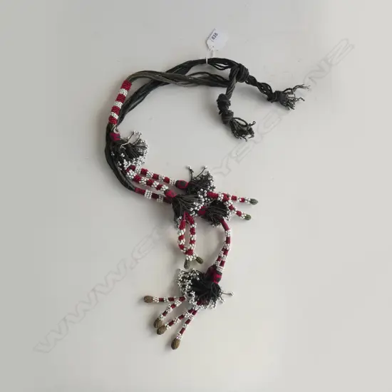 AFGHAN WOMANS EMBROIDERED HEAD DECORATION L.750mm