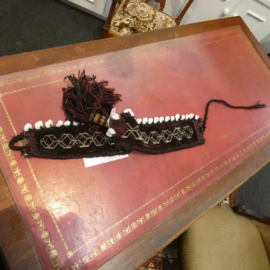 OLD BALUCHI GOAT NECK STRAP 