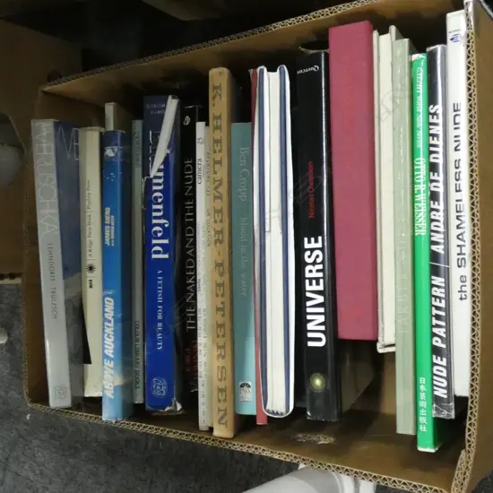 LG BOX PHOTOGRAPHY BOOKS; NUDES ETC