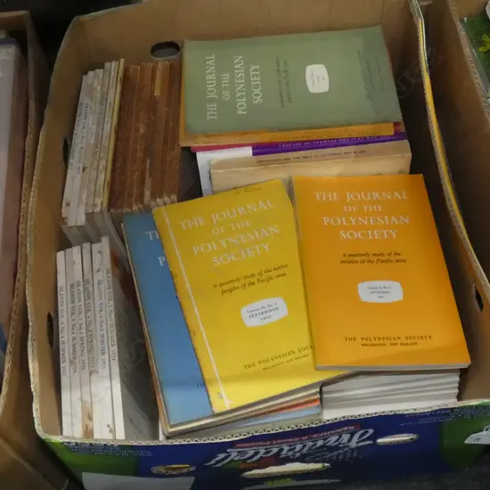 BOX BOOKS; JOURNALS OF POLYNESIAN SOCIETY 