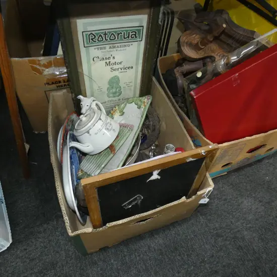 BOX LOT OF ASSORTED ITEMS