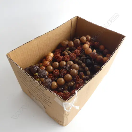 ASST. WOOD & RESIN BEAD NECKLACES & BRACELETS