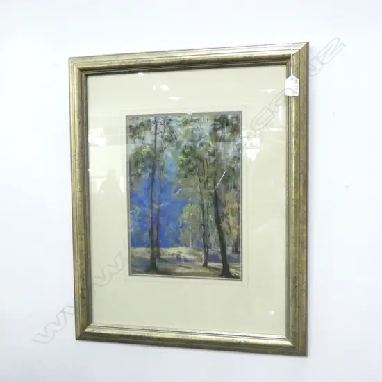 BETTY MIDOLO 'MORNING AT UPPER YARRA DAM' PASTEL 315x225mm