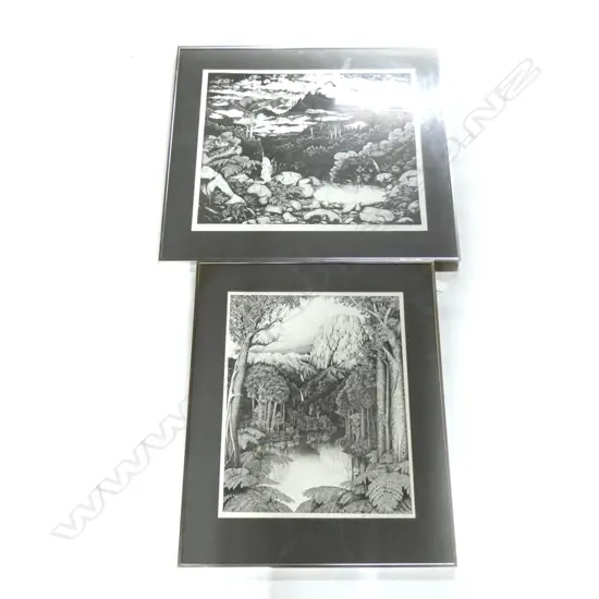 PR REI HARMON LTD EDITION PEN & INK LITHOGRAPHS C1977 380 X 470MM