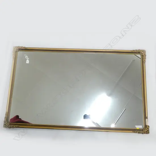 LARGE GILT FRAMED MIRROR ...