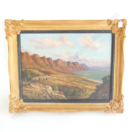 CHARLES MASSER (SOUTH AFRICAN) CAPE TOWN SCENE OIL ON CANVAS 440x600mm