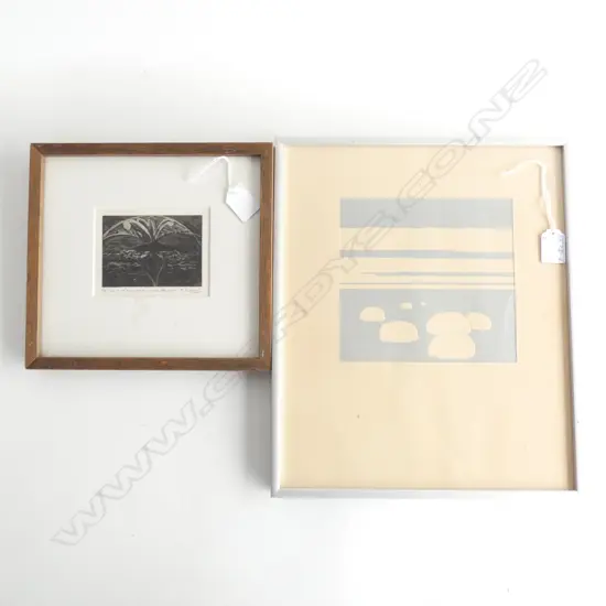 2 ART PRINTS. ETCHING BY M RODGERS 5/5 'OUT OF THE TEETH...