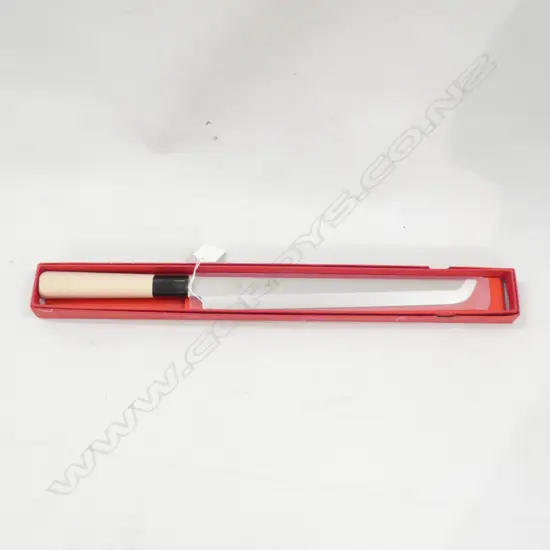 JAPANESE SASHIMI KNIFE L.425mm CASED 