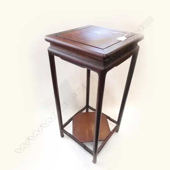 CHINESE ROSEWOOD VASE STAND...