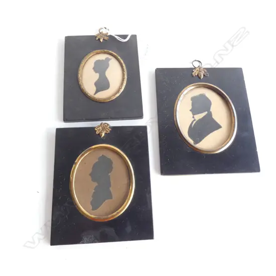 (#19919) 3 19THC FRAMED SIHOUETTES 