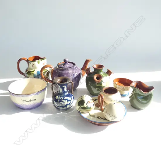 8 PCES ASST. TORQUAY WARE 