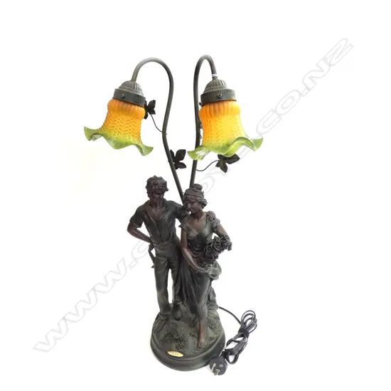 ART NOUVEAU STYLE LAMP H. 640 MM