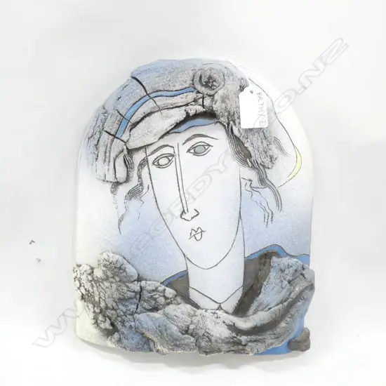 CERAMIC PORTRAIT BY IAN DRURY H.260mm