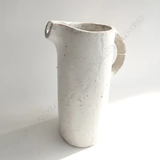 WHITE CERAMIC JUG H.380mm