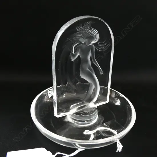 "LALIQUE FRANCE" RING HOLDER  "NAIADE"'