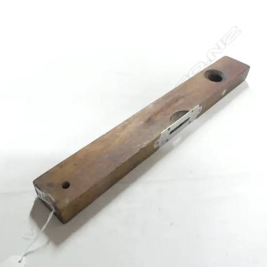 OLD WOODEN LEVEL- MADE IN ENGLAND L 455MM