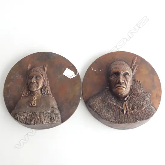 PR PLASTER MAORI PLAQUES 250mm dia