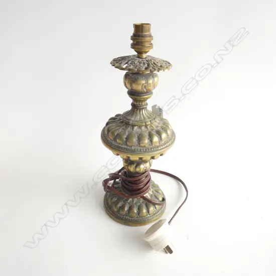 BRASS LAMP BASE H.320mm