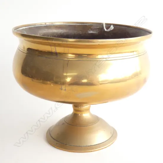 HEAVY QUALITY OLD BRASS BOWL 170mm dia