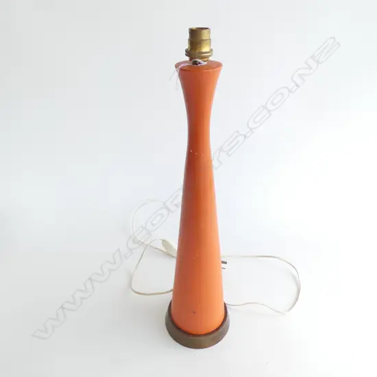 ORANGE RETRO LAMP BASE H.520mm