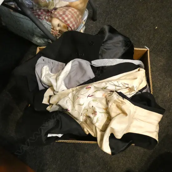 BOX LOT 3 TAIL TUX JACKETS ETC