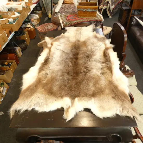 REINDEER HIDE RUG L.1450mm